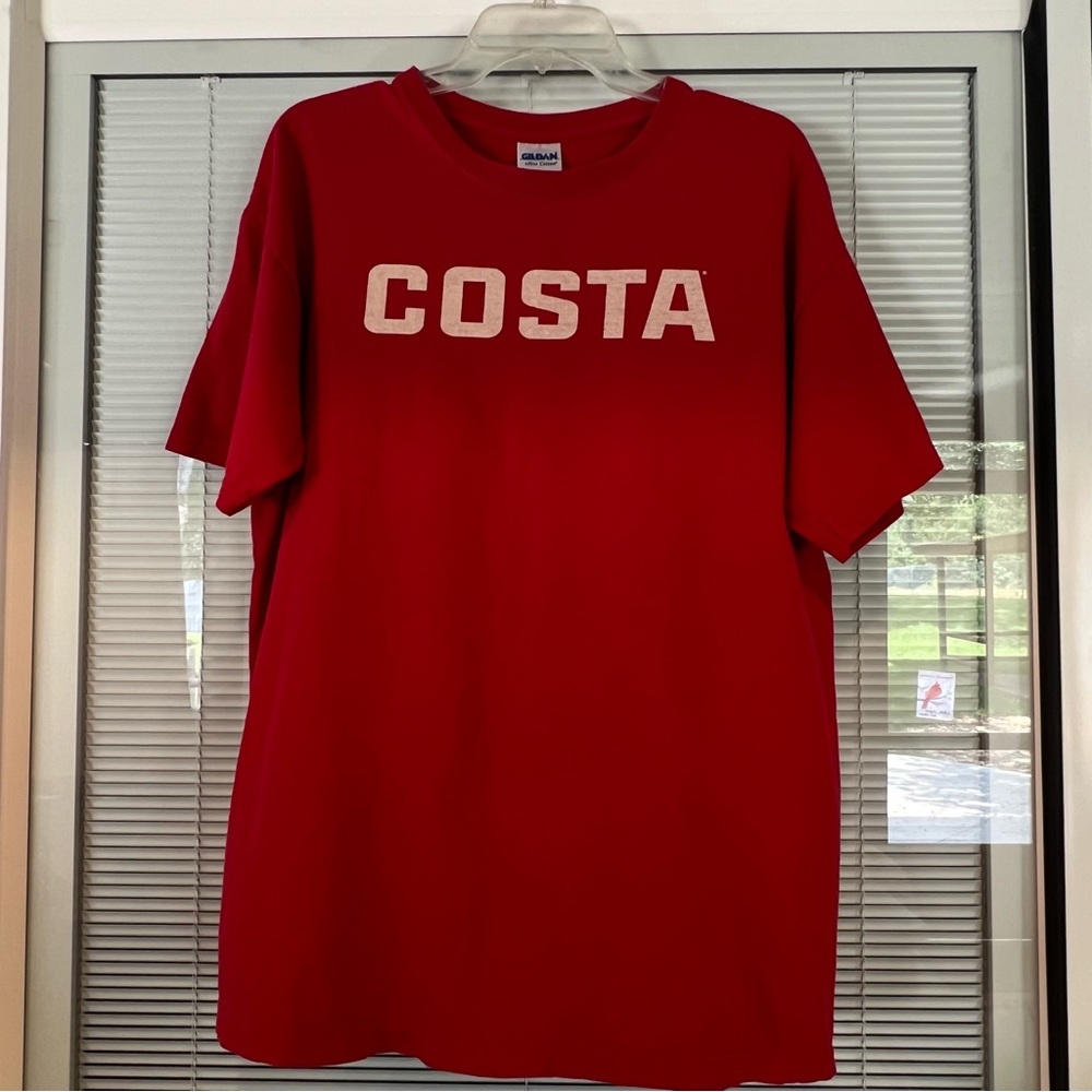 Costa Red Short Sleeve Tee